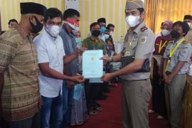 Pandemi, Penyerahan Sertifikat PTSL Secara Virtual