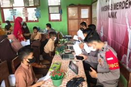 Percepatan Vaksinasi, Polres Rejang Lebong Buka Gerai Presisi di Sekolah