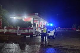 Pantau Arus Lalulintas, Sat  antas Polres Kaur Patroli Blue Light  