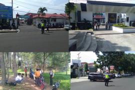 Siang Hari, Personel Polsek Ratu Samban Patroli dan Sambangi Obvit dan Pedagang 