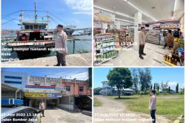 Patroli KRYD, Personel Polsek KSKP Pulau Baai di Kawasan Pelabuhan