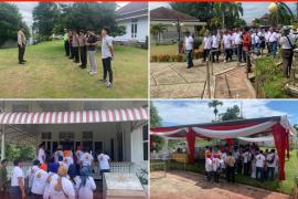 Personel Sat Samapta Polresta Bengkulu dan Jajaran Laksanakan Pengamanan Reuni Akbar IKBA SMPN Jambi 