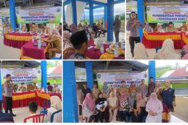 Kapolsek Kedurang Berikan Penyuluhan Hukum Tentang  KDRT di Desa Lawang Agung
