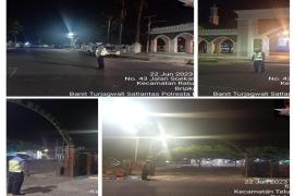 Patroli Subuh, Sat Lantas Polresta Bengkulu Sasar Masjid AT- Taqwa