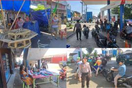 Sambangi Petugas SPBU dan Tokoh Masayrakat Malabro, Sat Samapta Polresta Bengkulu Sampaikan Imbauan Kamtibmas 