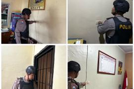 Jaga Keamanan, Polres Kaur Cek Sekitar Mako dan Instalasi Listrik