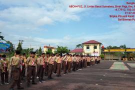 Sat Binmas Polres Kaur Laksanakan Kegiatan Latihan Binaan Rutin Saka Bhayangkara