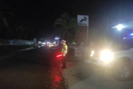 Patroli Blue Light, Polres Kaur Sasar Kamseltibcar Lantas 