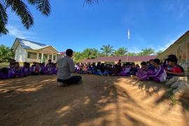 Police Go To School di SDN 01 Kaur, Polsek Kaur Selatan Berikan Imbaun Kamtibmas