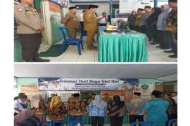 Bhabinkamtibmas Polsek Teluk Segara, Hadiri Pelantikan Ketua LPM, RW,dan RT Kelurahan Pondok Besi