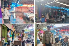 Patroli, Polsek Ratu Samban Sasar Pedagang dan Pengunjung Pasar