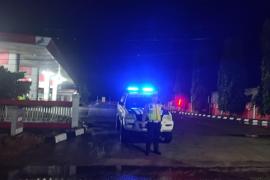 Pastikan Kamseltibcarlantas Aman, Sat Lantas Polres Kaur Patroli Blue Light