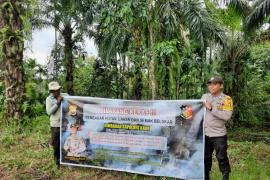Tingkatkan Kesadaran Terhadap Ligkungan, Polsek Muara Sahung Sosialisasi Karhutlah 