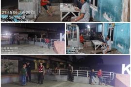 Sambangi Warga dan Pemuda yang Nongkrong, Sat Samapta Polresta Bengkulu Sampaikan Imbauan Kamtibmas 