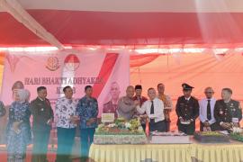 Polres Kaur Hadiri Syukuran Peringatan Hari Bhakti Adhyaksa Ke - 63 di Kejaksaan Negeri Kaur