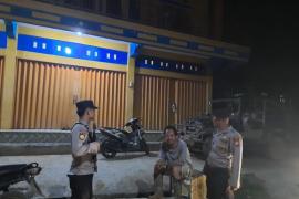 Bhabinkamtibmas Polsek Muara Sahung Patroli Rutin di Seputran Wilkum