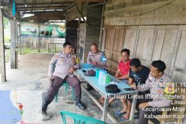 Sambang ke Tomas, Bahbinkamtibmas Sampaikan Imbauan