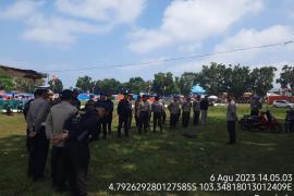 Polres Kaur Lakukan Pengamanan Penutupan Turnamen Sepak Bola Antar Desa Se-Kecamatan Kaur Selatan 