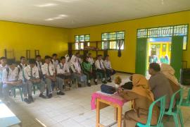 Polsek Kaur Utara Melaksanakan Giat Sosialisasi Patroli Keamanan Sekolah di Sman 04 Kaur