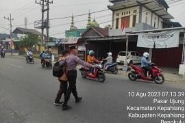 Berikan Pelayanan Prima Kepada Masyarakat, Polres Kepahiang Tingkatkan Strong Point di Titik Keramaian