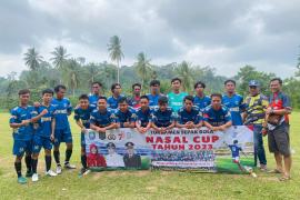 Berikan Pengamanan Turnamen Bola Kaki Antar Desa, Polsek Kaur Tengah Gelar Patroli 