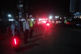 Patroli, Sat Lantas Polres Kaur Pantau Arus Lalin Kegiatan Pesta Rakyat HUT RI Ke-78