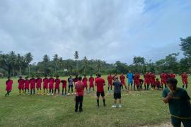 Berikan Pengamanan Turnamen Bola Kaki Antar Desa, Polsek Nasal Gelar Patroli