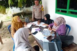 Bhabinkamtibmas Polsek Talang Empat, Sambang Kamtibmas di Desa Taba Jambu 