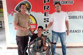 Curi Kabel Power Tower Indosat, Warga Perumdam Ditangkap Polsek Selebar