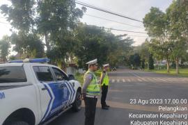 Cegah Balap Liar, Polres Kepahiang Patroli Kawasan Perkantoran