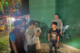 Patroli Gabungan Piket Fungsi Polres Kaur Cipkon di Seputaran Wilayah Kecamtan Kaur Selatan