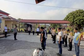 Apel Pagi, Kapolsek Ujan Mas Beri Arahan dan Penekanan kepada Personel 