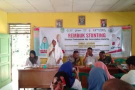Bhabinkamtibmas, Hadiri Sosialisasi Pencegahan Stunting di desa Jambu