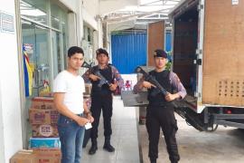Rutin Jaga Keamanan Wilayah, Sat Samapta Polres Kaur Patroli Keliling