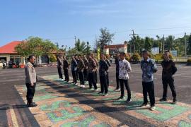 Polres Kaur Gelar Apel dan Kegiatan Binlat Casis Bintara dan Tamtama Polri Lulusan Gelombang I Tahun 2024