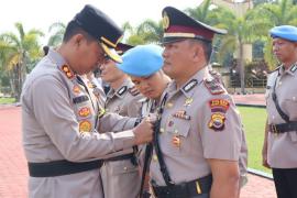 Kapolres Mukomuko Pimpin Upacara Sertijab