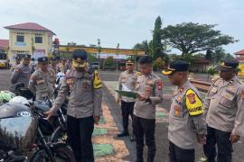 Polres Kaur Laksankan Apel Pengecekan dan Pemeriksaan Kelengkapan Ranmor Dinas 