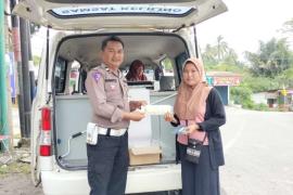Samsat Keliling Bersama OPD Terkait, Sat Lantas Polres Kaur Sahkan 15 Kendaraan 