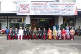 Kapolres Kaur Ikuti Upacara Kesaktian Pancasila 