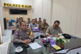 Kasat Lantas Polres Kaur Ikuti Rapat 5 Pilar Terkait Pemecahan Masalah Lalu Lintas Jelang Pemilu 