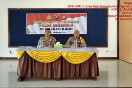 Polres Kaur Ikuti Kegiatan Supervisi dari Dit Binmas Polda Bengkulu Terkait Pembenahan Kinerja