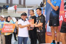 Tim Bola Voli Putra Binaan Polres Kepahiang Raih Juara 3 Turnamen Kapolda Cup Tahun 2023