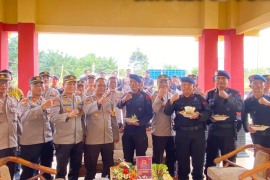 HUT Brimob Ke-78 Polres Kaur Silaturahmi Ke Kompi Brimob Subden 3B Pelopor Kaur