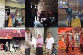 Program Selasa Berbagi, Polres Kaur dan Jajaran Bagikan Sembako Kepada Warga yang Kurang Mampu 