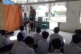 Sat Lantas Mukomuko Sosialisasi Tata Tertib Berlalu Lintas di SMPIT IQBS Umar Mukomuko