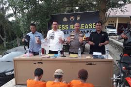 Residivis Curanmor Hingga Pengedar Obat Ilegal Ditangkap Tim Opsnal Polres Mukomuko