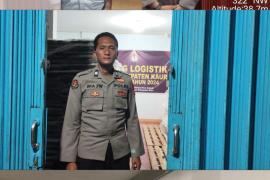 Polres Kaur Rutinkan Patroli di Setiap Gudang Logistik KPUD Kaur 
