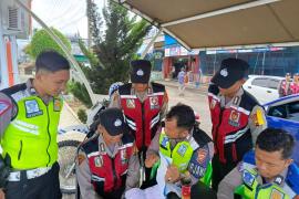 Siswa Latja SPN Polda Bengkulu di Polres Kepahiang Laksanakan Kegiatan Pembelajaran Fungsi Teknis Kepolisan