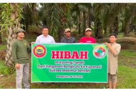 Satgaswil Bengkulu Densus 88 Hibahkan 10 Kavling Tanah ke Koperasi Eks Napiter Bengkulu