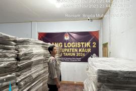 Satgas Preventif Operasi OMB Polres Kaur Tingkatkan Pengamanan di Gudang Logistik 2 KPU